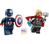 LEGO Superheroes Combo Pack: Thor Hammer Captain America Shield Minifigure 76142