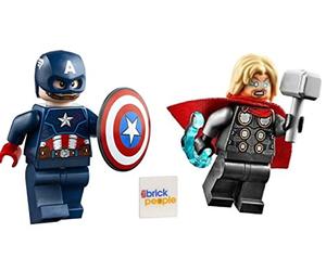 LEGO Superheroes Combo Pack: Thor with Hammer (Mjolnir) and Captain America with Shield Minifigures