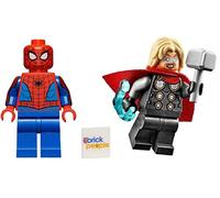 LEGO Superheroes Combo Pack: Thor with Hammer (Mjolnir) and Spiderman Minifigures