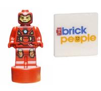 LEGO Superheroes: Iron man Micro Figure 76167 - Microfig Super Heroes Armory (very small)