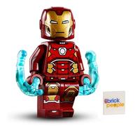 LEGO Superheroes: Iron Man Silver Hexagon on Chest and Power Blasts