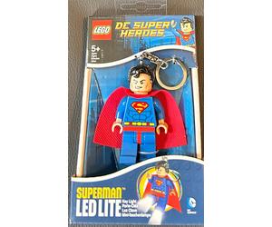 LEGO Superman Ledlite Keyring Torch Keychain Key Light DC Super Heroes