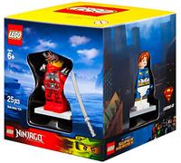 Lego Target Winter 2015 Minifigure Gift Set Promo Cube 5004077 - Lightning Lad + Sir Fangar + Kai Stone Armour + City Scuba Diver