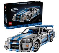 LEGO Technic 2 Fast 2 Furious Nissan Skyline GT-R (R34) Car Model Kit, Vehicle Building Set, Creative Gift Set for Men, Women or any Adult Fan 42210