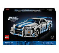 LEGO Technic 2 Fast 2 Furious Nissan Skyline GT-R (R34) Car Construction Set 42210