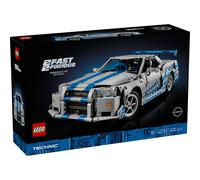 LEGO Technic 2 Fast 2 Furious Nissan Skyline GT-R (R34) Car Model Kit, Vehicle Building Set, Creative Gift Set for Men, Women or any Adult Fan 42210