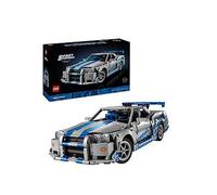 LEGO Technic 2 Fast 2 Furious Nissan Skyline GT-R (R34) Car Model Kit, Vehicle Building Set, Creative Gift Set for Men, Women or any Adult Fan 42210