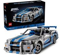LEGO Technic 2 Fast 2 Furious Nissan Skyline GT-R (R34) Car Model Kit, Vehicle Building Set, Creative Gift Set for Men, Women or any Adult Fan 42210