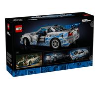 LEGO Technic 2 Fast 2 Furious Nissan Skyline GT-R (R34) Car Model Kit, Vehicle Building Set, Creative Gift Set for Men, Women or any Adult Fan 42210