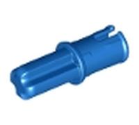LEGO Technic, Axle 1L with Pin with Friction Ridges - Choose Your Colour (Part 43093) (Blue, 10, count)