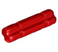 LEGO Technic Axle 2L Notched, Part 32062 (Red, 10, Bricks)