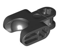 LEGO Technic, Axle Connector 2 x 3 with Ball Joint Socket - Closed Sides, Straight Forks with Closed Axle Holes, Part 67695, Choose Your Colour, Part 67695, Choose Your Colour (Black, 2, count)