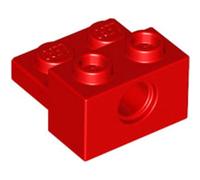 LEGO Technic, Brick Modified 1 x 2 with Hole and 1 x 2 Plate, Part 73109, Choose Your Colour, Part 73109, Choose Your Colour (Red, 10, count)