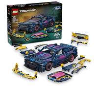 LEGO Technic Custom Garage Ford Mustang GT Car Toy - Model Kit w/ V8 Engine, HOG Steering & Swappable Body Parts - Birthday Gift Idea for 10+ Year Old Boys - 42236