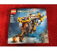 LEGO Technic Deep-Sea Research Submarine Toy - Vehicle Set with Spinning propellers, Air tanks and a cockpit for Imaginative Play - Birthday Gift for 9+ Year Old Boys & Girls 42201