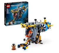 LEGO Technic Deep-Sea Research Submarine Toy - Vehicle Set with Spinning propellers, Air tanks and a cockpit for Imaginative Play - Birthday Gift for 9+ Year Old Boys & Girls 42201