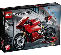 LEGO Technic Ducati Panigale V4 R 42107 Motorcycle Toy Building Kit (646 pieces), Build A Model Motorcycle, Featuring Gearbox and Suspension