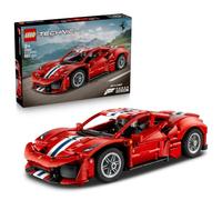 LEGO Technic Ferrari 488 PISTA Car Toy - Model Kit w/ V8 Engine, Steering & Differential - Gaming Decor - Birthday Gift for 9+ Year Old Boys & Motorsport Fans - 42235