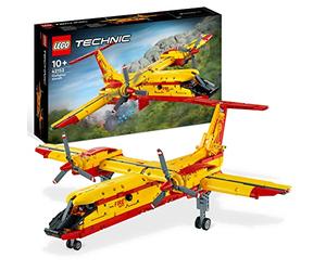 LEGO Technic Firefighter Aircraft Model Plane Building Kit, Big Airplane Toy for 10 Plus Year Old Boys & Girls, Construction Set, Introduction to Engineering for Kids, Educational Gift Idea 42152