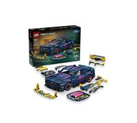 LEGO Technic Custom Garage Ford Mustang GT Car Toy - Model Kit w/ V8 Engine, HOG Steering & Swappable Body Parts - Birthday Gift Idea for 10+ Year Old Boys - 42236