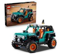 LEGO Technic Jeep Wrangler Rubicon SUV Car Toy - Off-Road Vehicle Model Kit w/ V6 Engine, Steering & Suspension - STEM Birthday Gift Idea for 10+ Year Old Boys - 42227