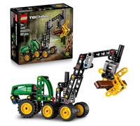 LEGO Technic John Deere 1470H Wheeled Harvester - Construction Vehicle Toy - STEM Model Kit w/a Rotating Boom & Working Claw - Gift for 7+ Year Old Boys - 42218