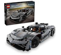 LEGO Technic Koenigsegg Jesko Absolut Grey Hypercar, Sports Car Building Toy Set for Boys and Girls, Vehicle Racing Car for Kids, Buildable Model Kit, Sports Car Toy, Motor Enthusiasts’ Gift, 42173