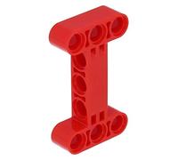 LEGO® Technic, Liftarm 3 X 5 Perpendicular H-Shape Thick Red