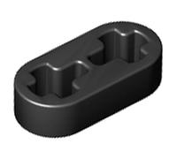 LEGO Technic, Liftarm Thin 1 x 2 - Axle Holes, Part 41677, Choose Your Colour, Part 41677, Choose Your Colour (Black, 10, count)