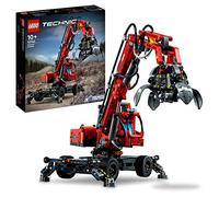 LEGO Technic Material Handler 42144 Crane Model Building Kit for Ages 10+; A Gift for Kids Who Love Pneumatic Models and Construction Site Toys (835 Pieces)