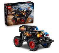 LEGO Technic Monster Jam Grave Digger Fire and Ice PullBack Truck Toy Race ...