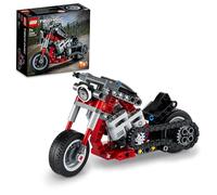 LEGO Technic Motorcycle 42132 Model Building Kit; Give Kids a Treat with This Motorcycle Model; 2-in-1 Toy for Kids Aged 7+ (163 Pieces)