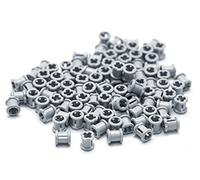 LEGO Technic NEW 100 pcs LIGHT BLUISH GREY BUSH Bushing Cross Axle Connector Mindstorms NXT EV3 robot robotics motor building small Part Piece 3713