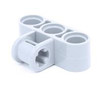 LEGO Technic Set of 10 Axle and Connector 3 Holes in Light Grey.