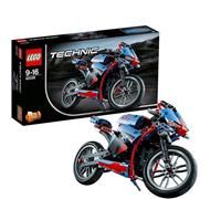 Lego TECHNIC Street Motorcycle 375 Pieces Kids Building Playset | 42036