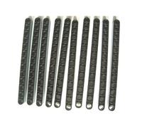 LEGO TECHNIK '10 Piece Technic Lift Arm 1x13 Knobs in Black.