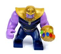 LEGO Thanos Minifigure with Gauntlet and 6 Infinity Stones from Infinity War