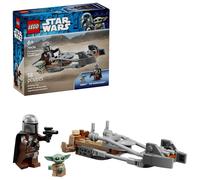Lego The Mandalorian ´s Speeder Bike And Grogu Construction Game 58 Pieces