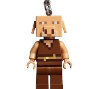 LEGO The Minecraft Piglin Keyring (854244), Brown