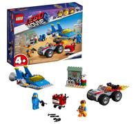 LEGO The Movie 2 Emmet and Bennys Build and Fix Workshop; 70821 Action Car and Spaceship Play Transportation Building Kit for Kids (117 Pieces)
