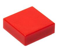 LEGO Tile 1 x 1 Part number 3070 (Red, 10, Bricks)