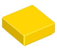 LEGO Tile 1 x 1 Part number 3070 (Yellow, 10, Bricks)