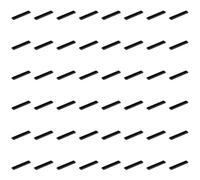 LEGO Tile 1 x 6, Part Number 6636 (Black, 10, Bricks)