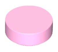 LEGO Tile 1x1, Part 98138, Part 98138, Choose Your Colour (Bright Pink, 10, Bricks)