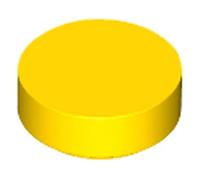 LEGO Tile 1x1, Part 98138, Part 98138, Choose Your Colour (Yellow, 10, Bricks)