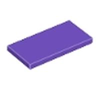 LEGO Tile 2 x 4, Part 87079 (Dark Purple, 10, count)