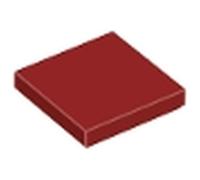 LEGO Tile 2x2, Part Number 3068 (Dark Red, 10, count)