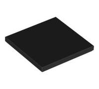 LEGO Tile 4 x 4, Part 1751, Choose Your Colour (Black, 10, count)