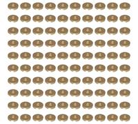 LEGO Tile Round 2 x 2 with Open Stud, Part 18674 (Dark Tan, 10, Bricks)