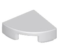 LEGO Tile, Round Quarter Circle 1 x 1, Part 25269 (Light Bluish Gray, 100, Bricks)